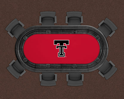 Texas Tech Red Raiders Custom Poker Table Replacement Felt LIFESTYLE