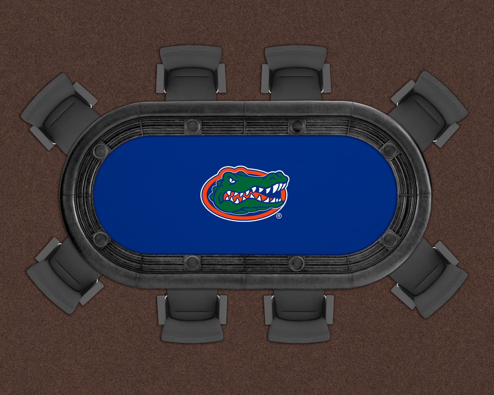 Florida Gators Custom Poker Table Replacement Felt LIFESTYLE