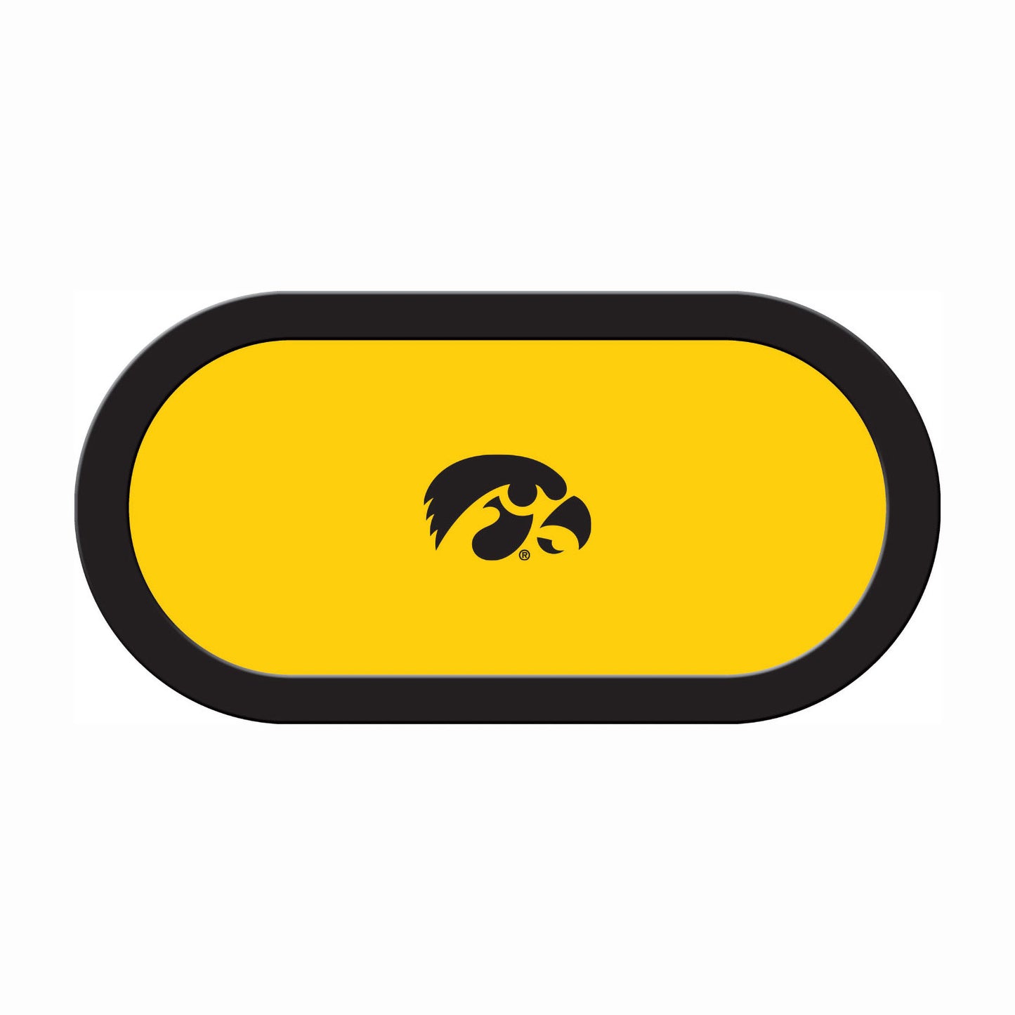 Iowa Hawkeyes Custom Poker Table Replacement Felt