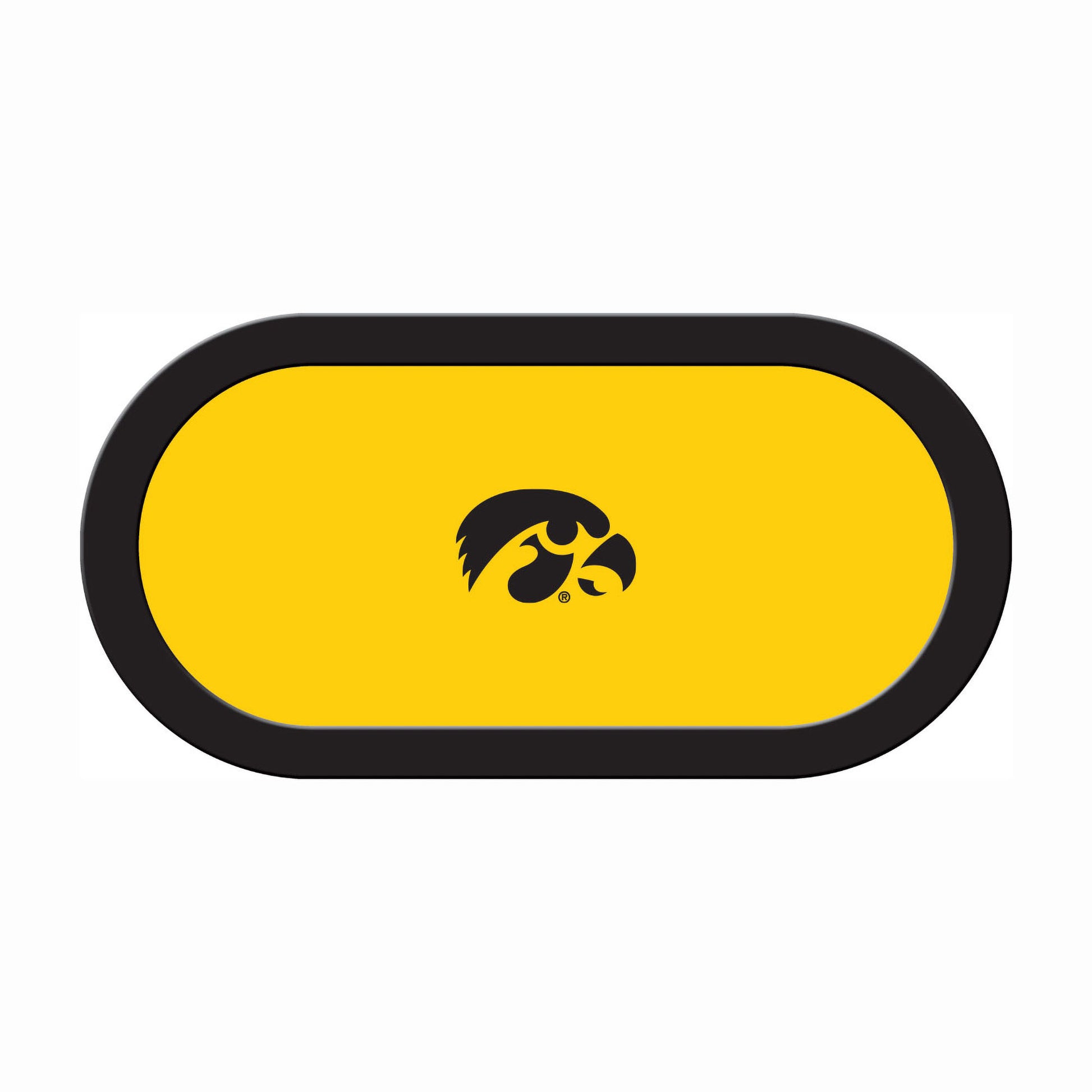 Iowa Hawkeyes Custom Poker Table Replacement Felt