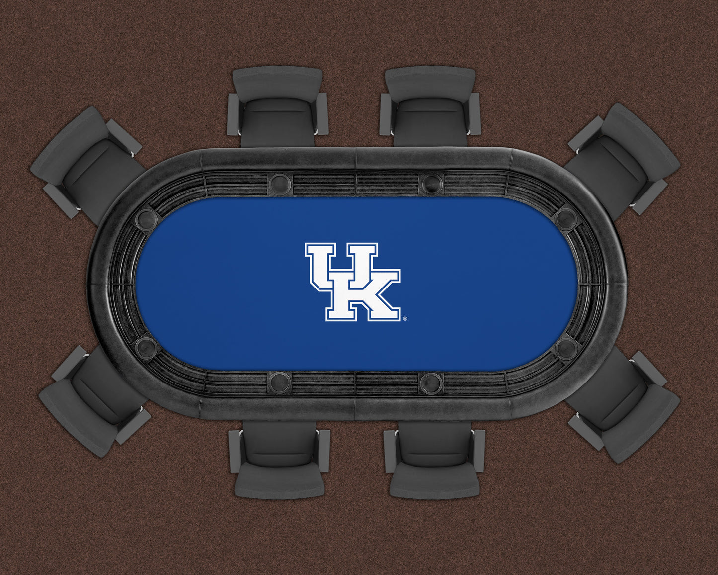 Kentucky Wildcats Custom Poker Table Replacement Felt LIFESTYLE