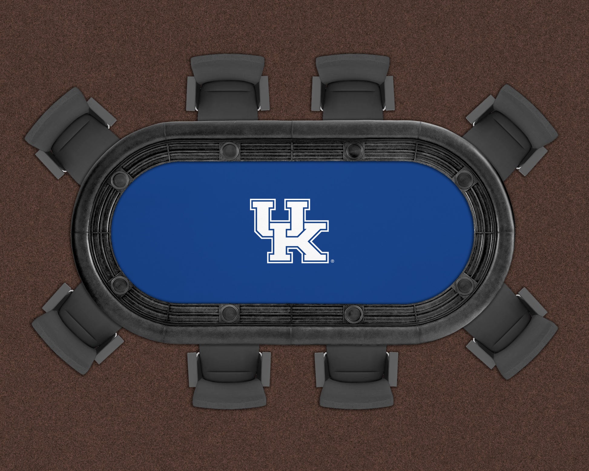 Kentucky Wildcats Custom Poker Table Replacement Felt LIFESTYLE