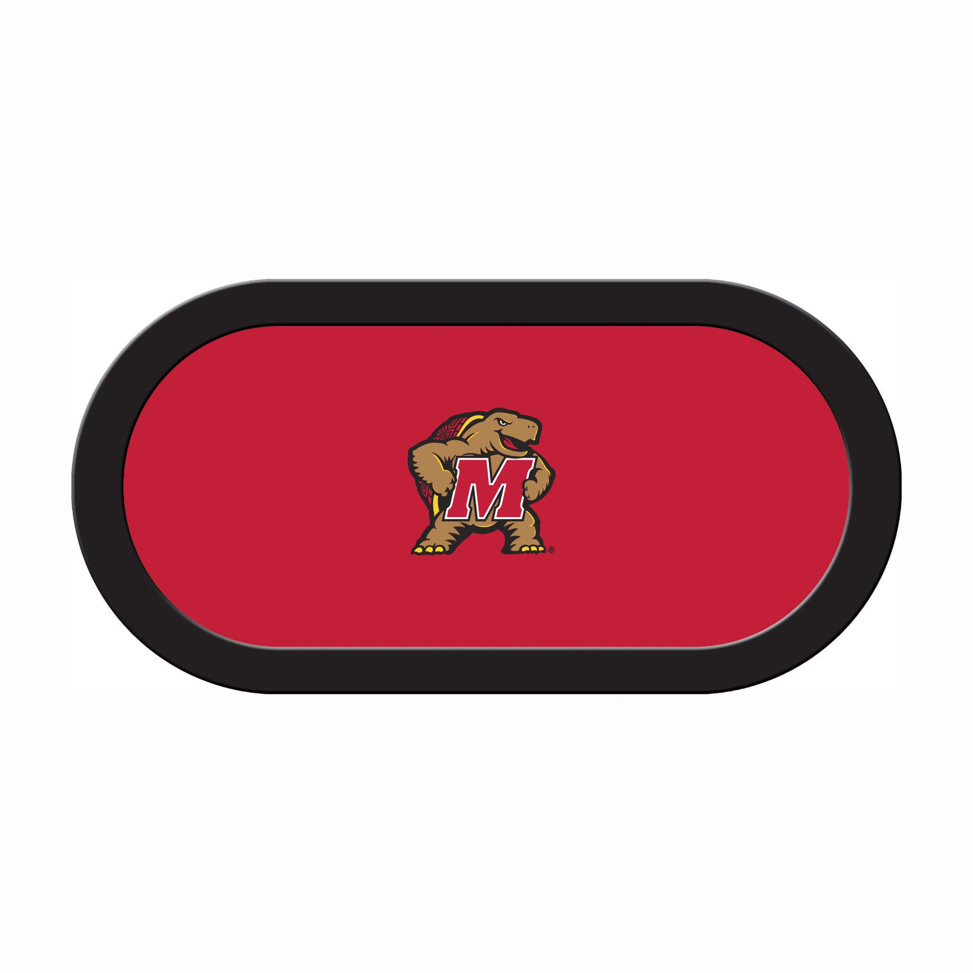 Maryland Terrapins Custom Poker Table Replacement Felt