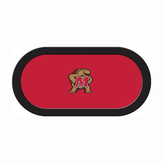 Maryland Terrapins Custom Poker Table Replacement Felt