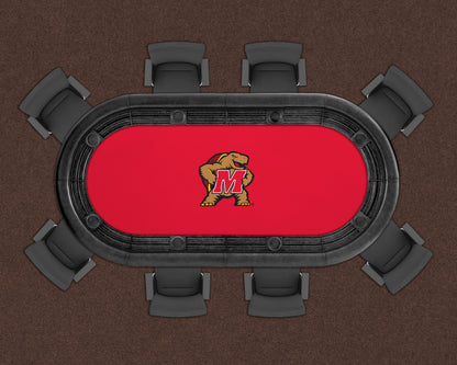 Maryland Terrapins Custom Poker Table Replacement Felt LIFESTYLE