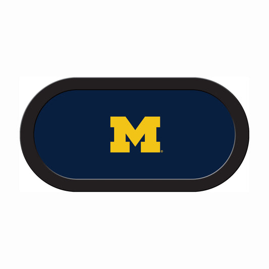 Michigan Wolverines Custom Poker Table Replacement Felt