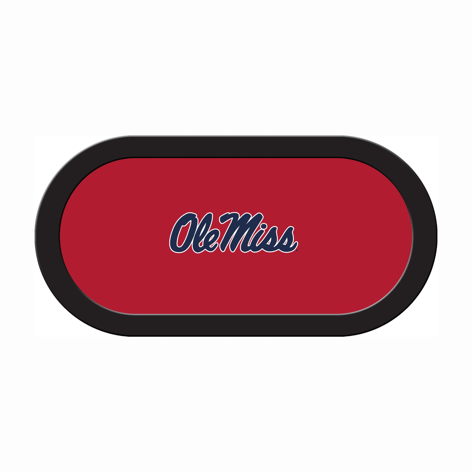 Mississippi Rebels Custom Poker Table Replacement Felt