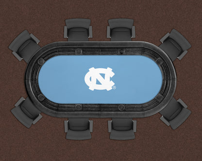 North Carolina Tar Heels Custom Poker Table Replacement Felt LIFESTYLE