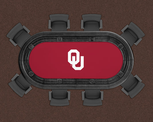 Oklahoma Sooners Custom Poker Table Replacement Felt LIFESTYLE