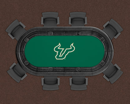 South Florida Bulls Custom Poker Table Replacement Felt LIFESTYLE