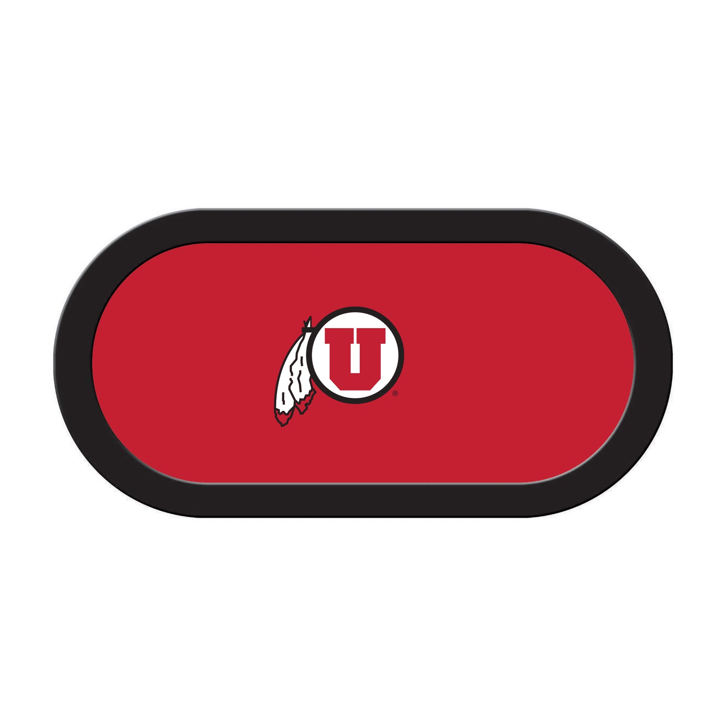 Utah Utes Custom Poker Table Replacement Felt