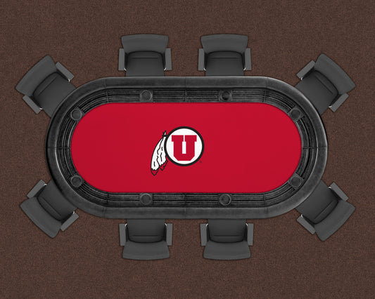 Utah Utes Custom Poker Table Replacement Felt LIFESTYLE