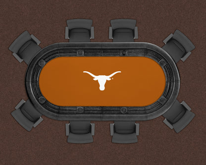 Texas Longhorns Custom Poker Table Replacement Felt LIFESTYLE