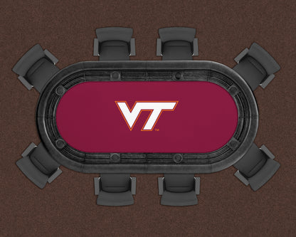 Virginia Tech Hokies Custom Poker Table Replacement Felt LIFESTYLE
