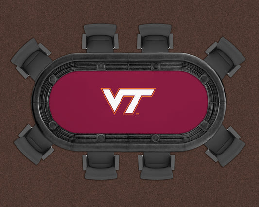 Virginia Tech Hokies Custom Poker Table Replacement Felt LIFESTYLE