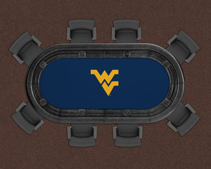 West Virginia Mountaineers Custom Poker Table Replacement Felt LIFESTYLE