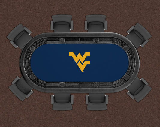 West Virginia Mountaineers Custom Poker Table Replacement Felt LIFESTYLE
