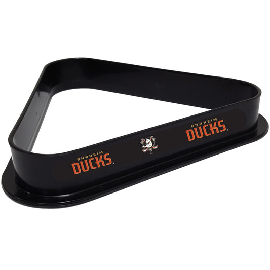 Anaheim Ducks NHL plastic pool table 8-ball triangle rack with team logos