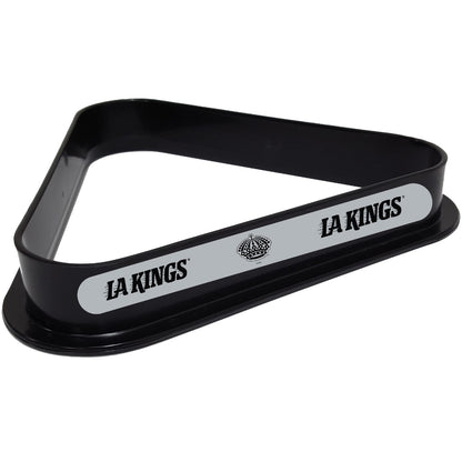 Los Angeles Kings NHL plastic pool table 8-ball triangle rack with team logos