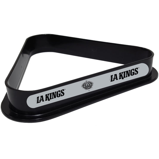 Los Angeles Kings NHL plastic pool table 8-ball triangle rack with team logos