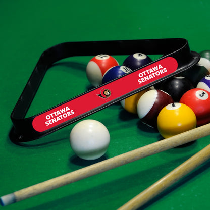 Ottawa Senators NHL 8-ball triangle rack - lifestyle photo