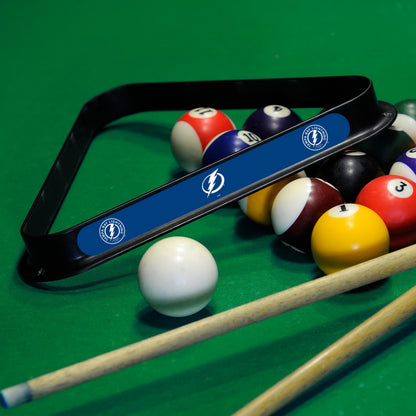 Tampa Bay Lightning NHL 8-ball triangle rack - lifestyle photo