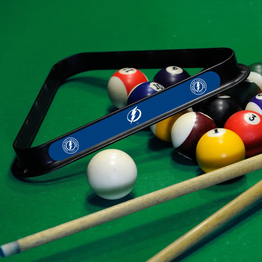 Tampa Bay Lightning NHL 8-ball triangle rack - lifestyle photo