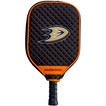 Anaheim Ducks quilted pickleball paddle cover