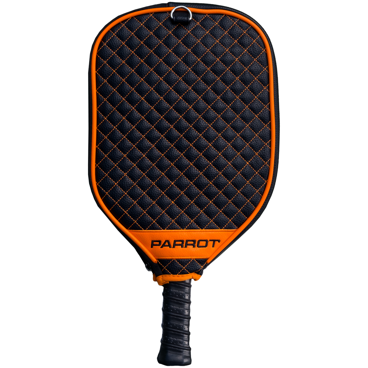 Anaheim Ducks quilted pickleball paddle cover back view