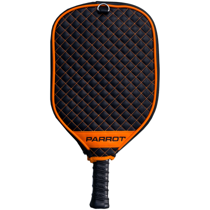 Anaheim Ducks quilted pickleball paddle cover back view