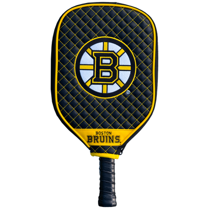 Boston Bruins quilted pickleball paddle cover