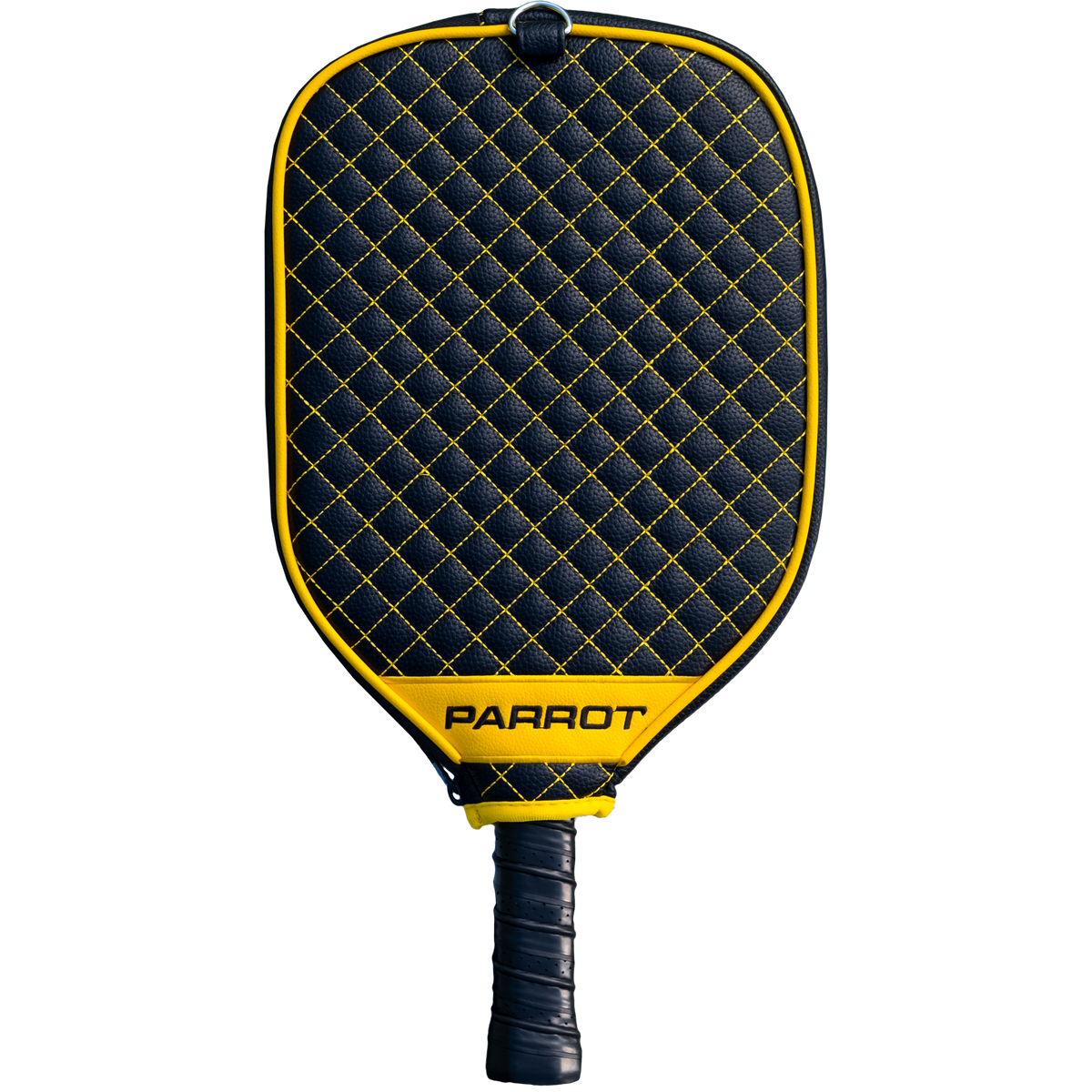 Boston Bruins quilted pickleball paddle cover back view