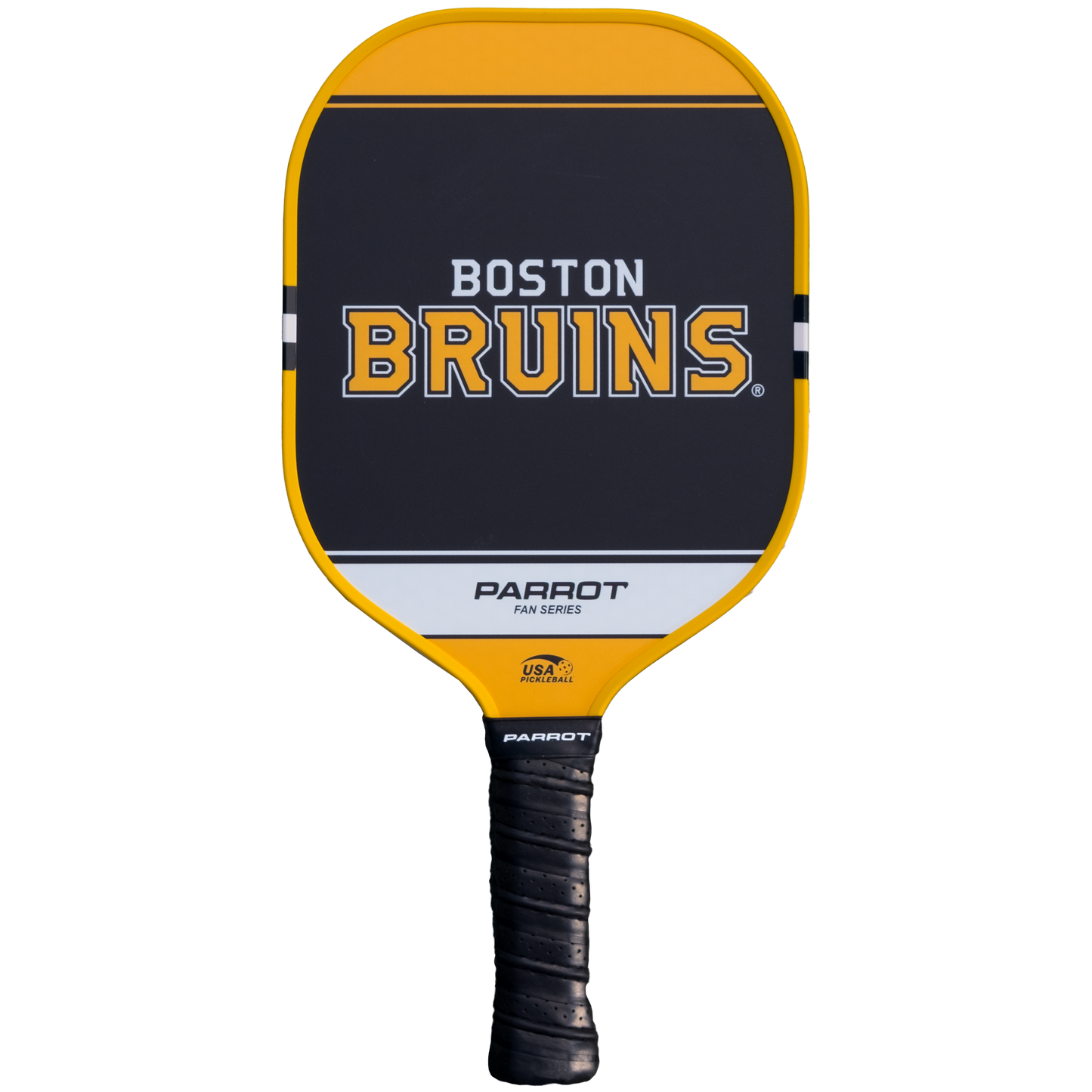 Boston Bruins Sport Plus pickleball paddle back view