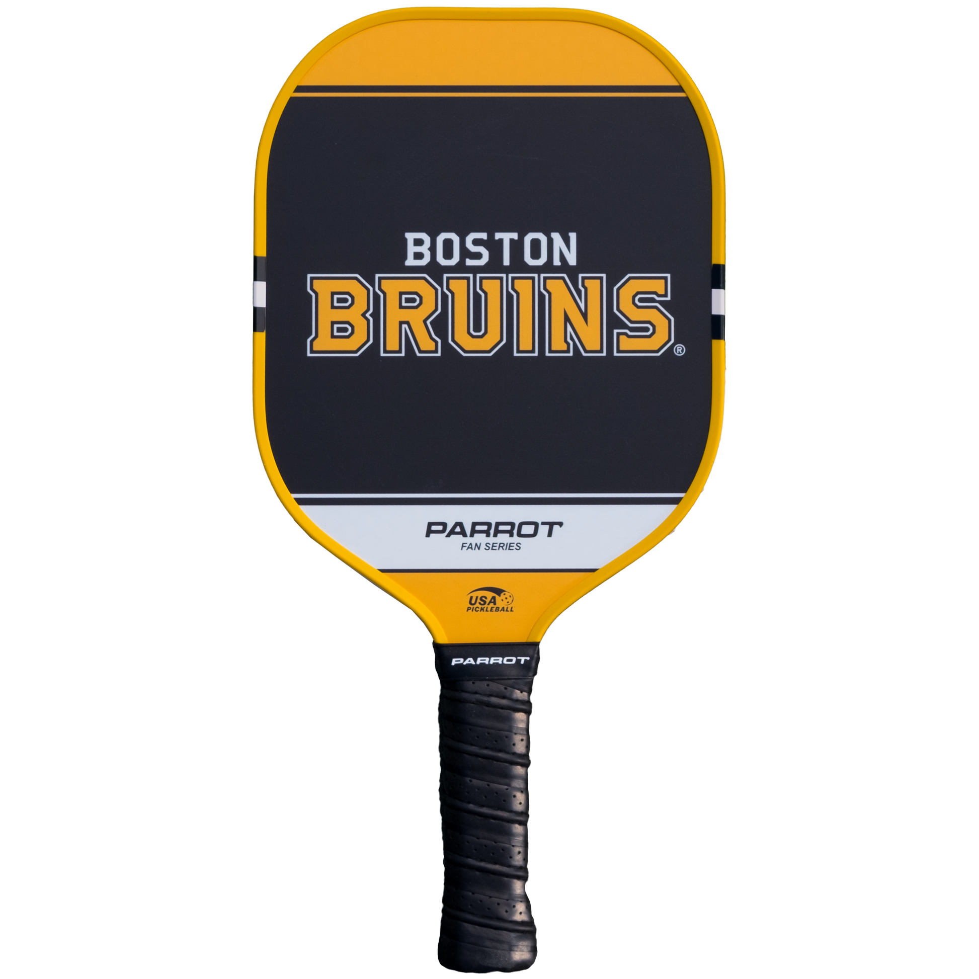 Boston Bruins Sport Plus pickleball paddle back view