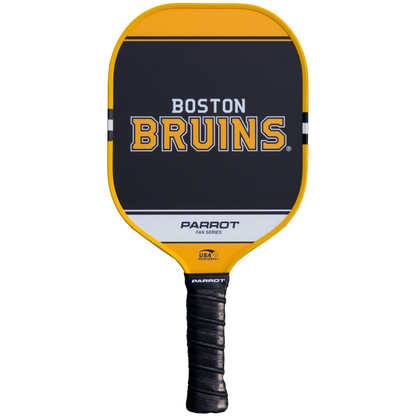 Boston Bruins Sport Plus pickleball paddle back view
