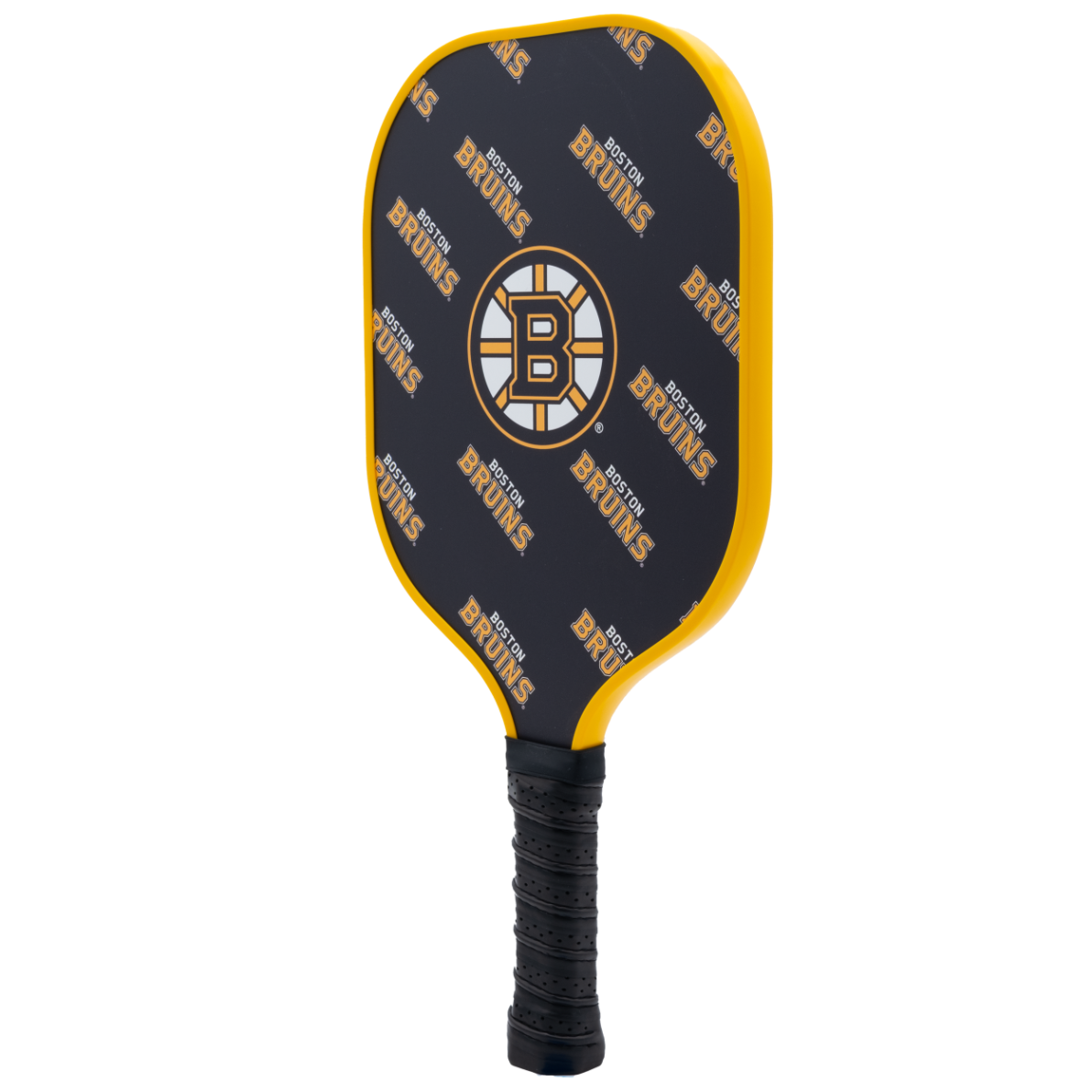Boston Bruins pickleball paddle back view