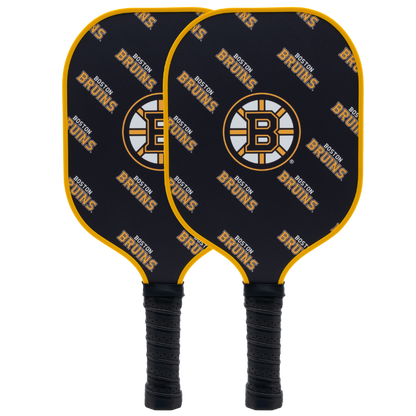 Boston Bruins pickleball paddle set