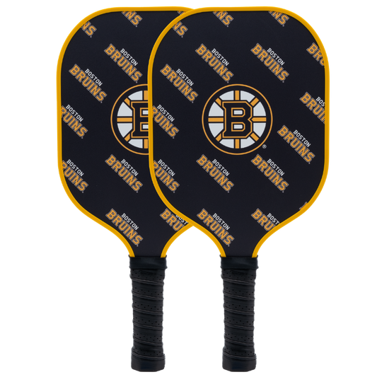 Boston Bruins pickleball paddle set