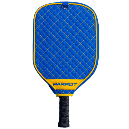 Buffalo Sabres quilted pickleball paddle cover back view