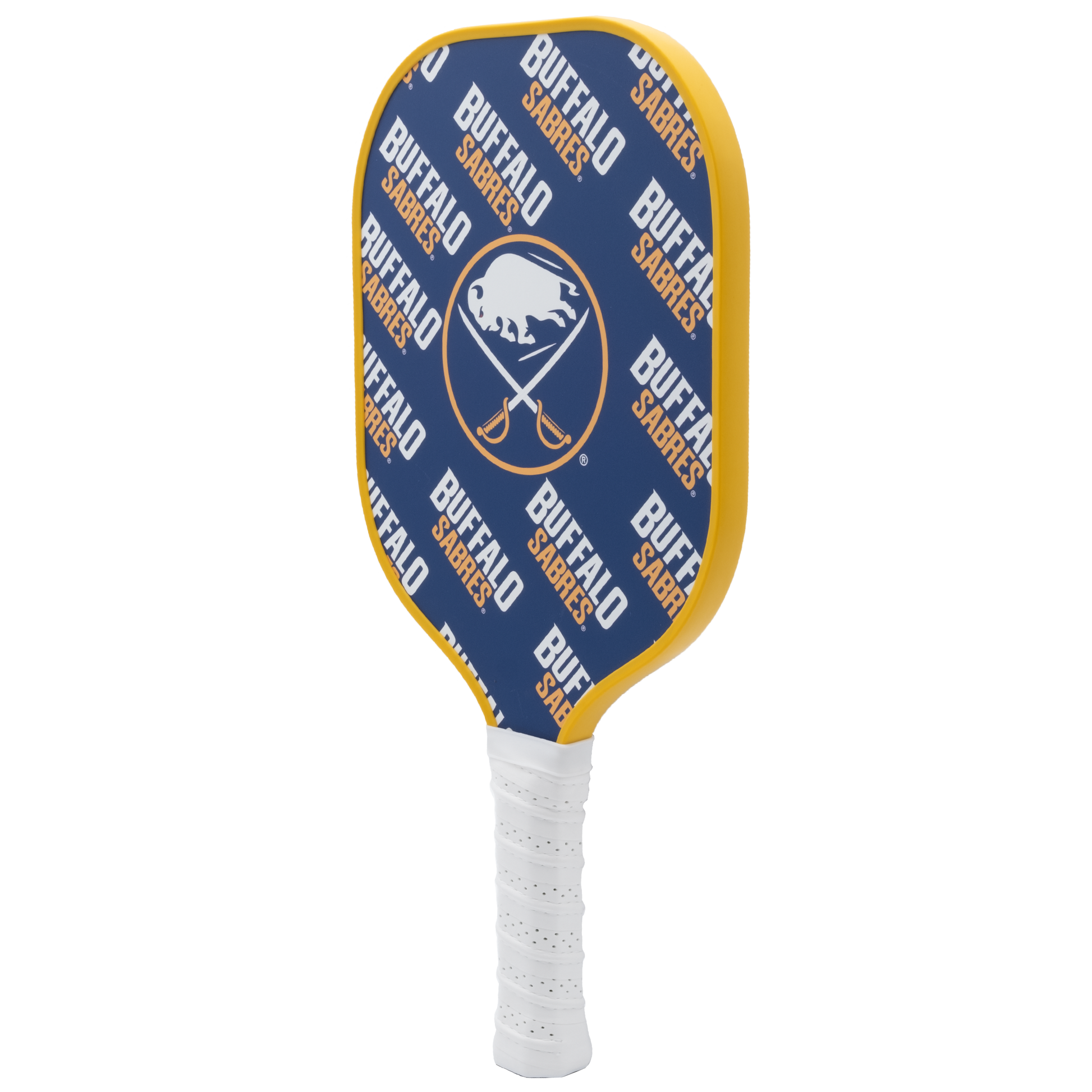 Buffalo Sabres pickleball paddle back view