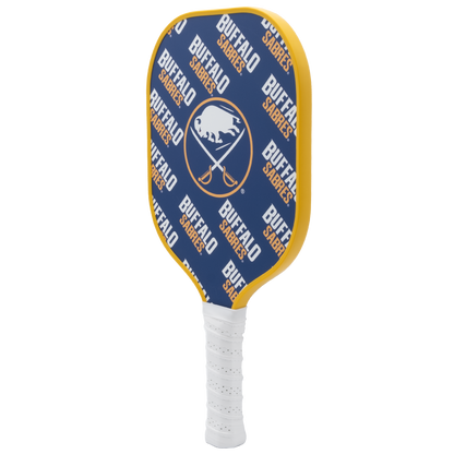 Buffalo Sabres pickleball paddle back view