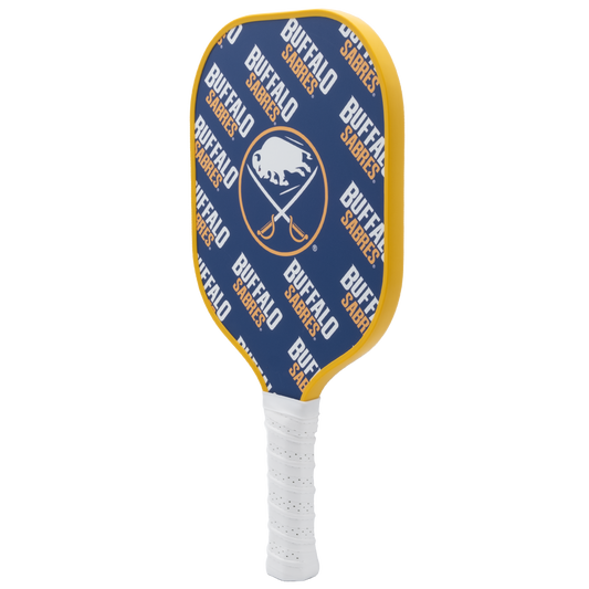 Buffalo Sabres pickleball paddle back view