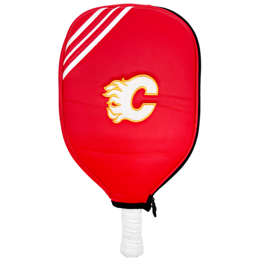 Calgary Flames pickleball paddle cover
