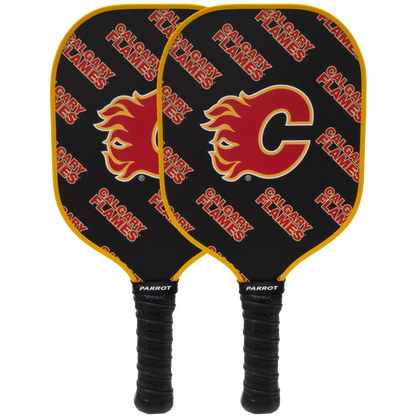 Calgary Flames pickleball paddle set