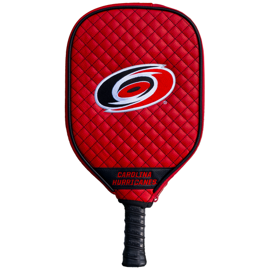 Carolina Hurricanes quilted pickleball paddle cover