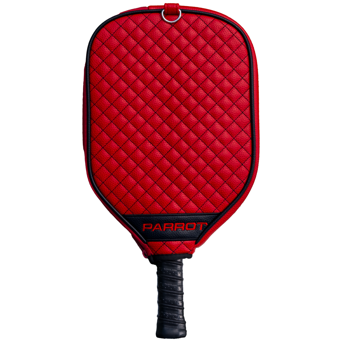 Carolina Hurricanes quilted pickleball paddle cover back view