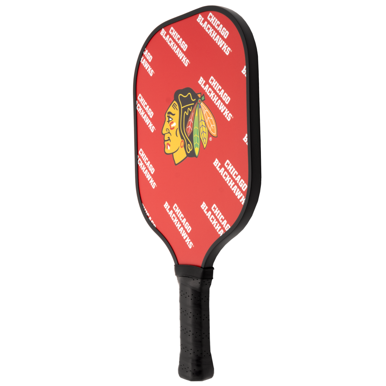 Chicago Blackhawks pickleball paddle back view