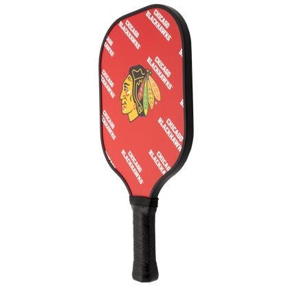 Chicago Blackhawks pickleball paddle back view