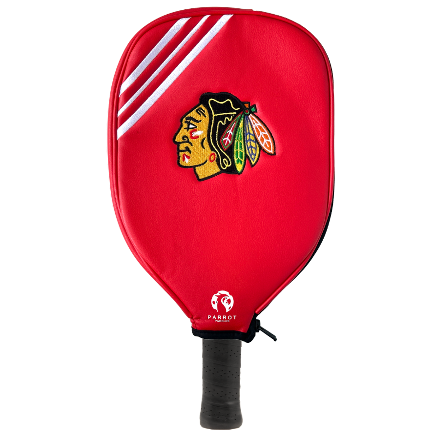 Chicago Blackhawks pickleball paddle cover