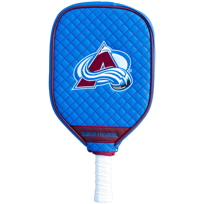 Colorado Avalanche Blue quilted pickleball paddle cover